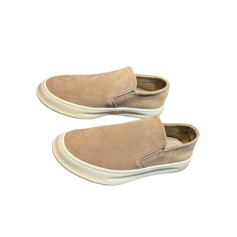 Mocasines de Ante con Detalle Elástico