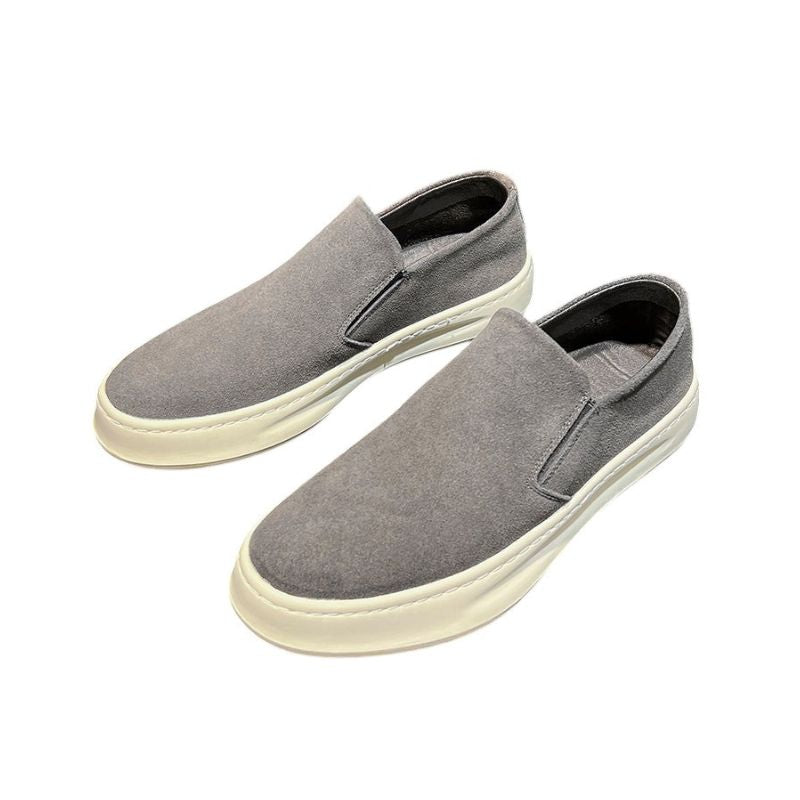 Mocasines de Ante con Detalle Elástico