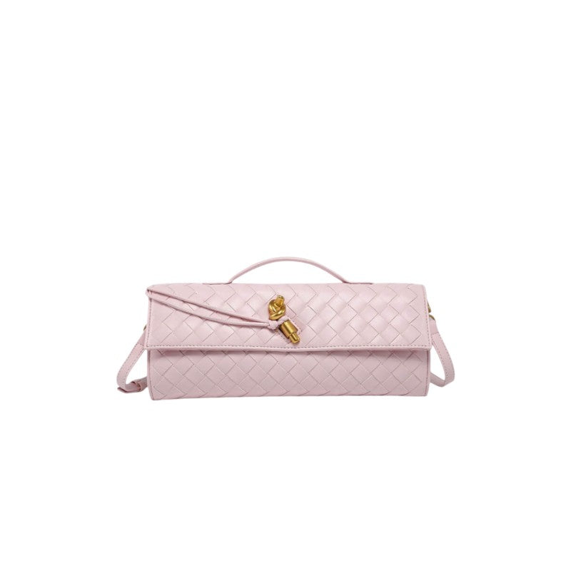 Bolso Clutch con Nudo Dorado