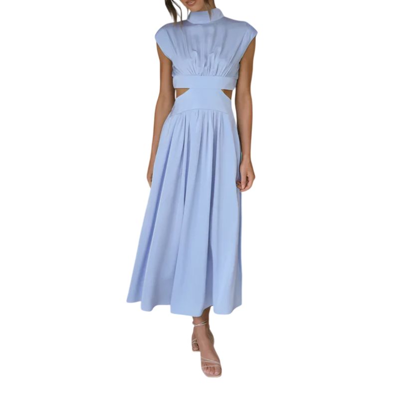 Vestido Largo con Espalda Abierta