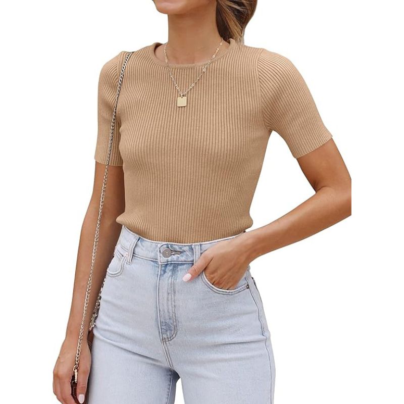 Camiseta de Canalé Entallada