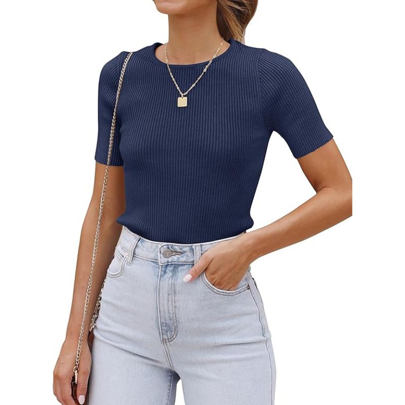 Camiseta de Canalé Entallada