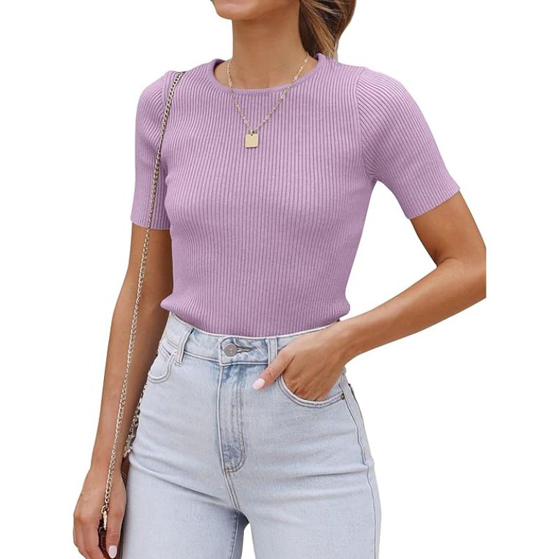 Camiseta de Canalé Entallada