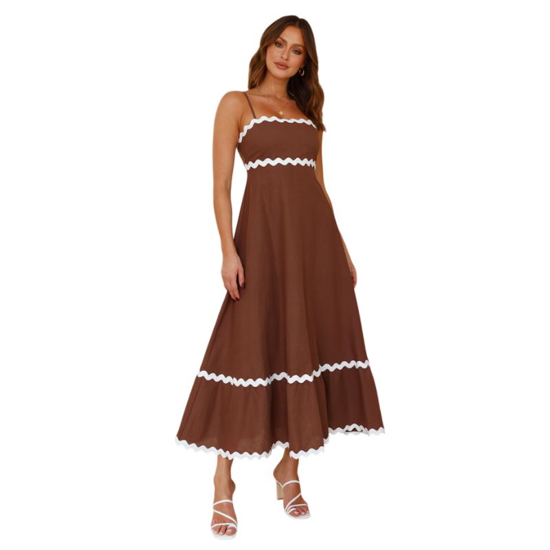 Vestido Largo de Tirantes