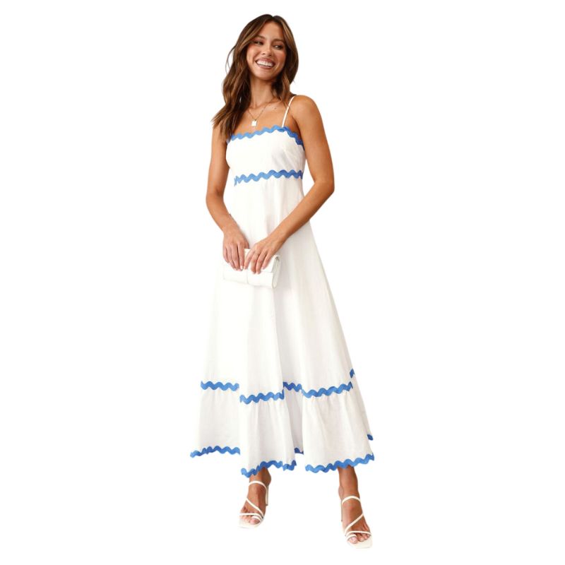 Vestido Largo de Tirantes