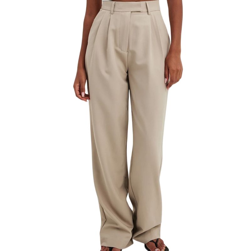 Pantalones Anchos Estructurados