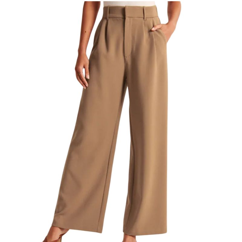 Pantalones Anchos Estructurados