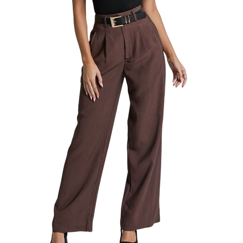 Pantalones Anchos Estructurados
