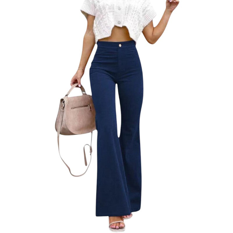 Wide Leg Velvet Pants