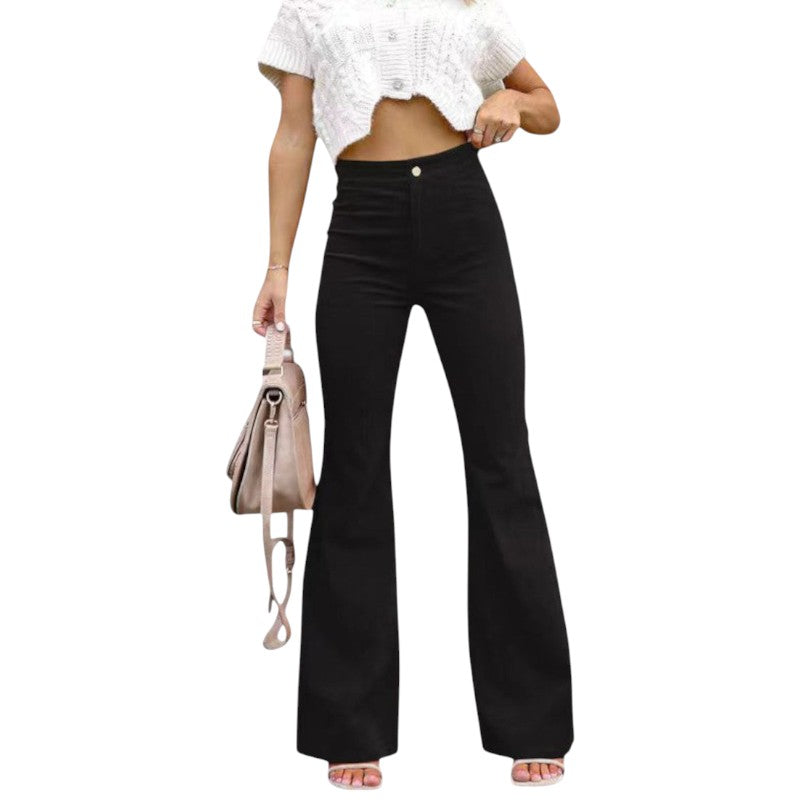 Wide Leg Velvet Pants