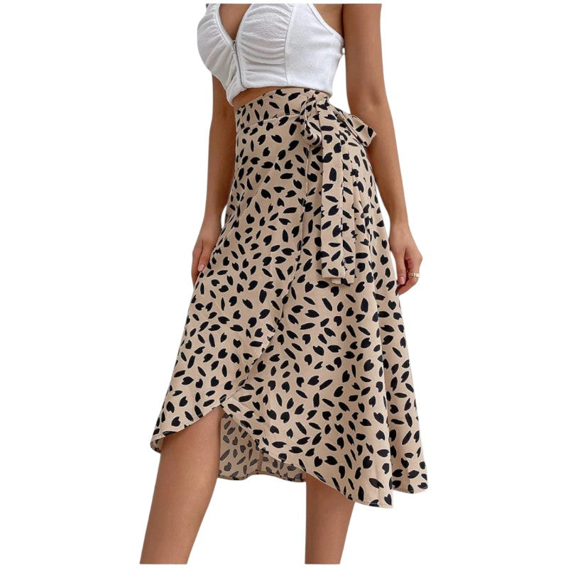 Falda Envolvente Boho Asimétrica