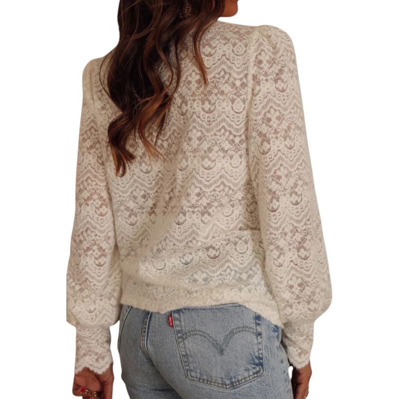 Blusa de Encaje Romántica