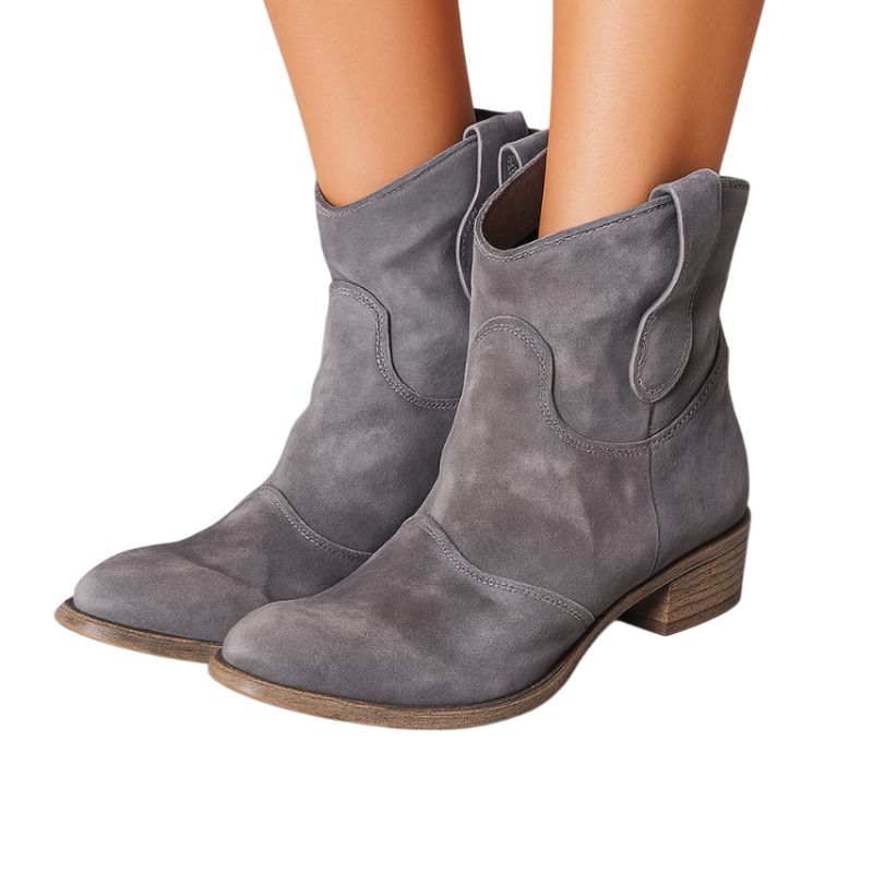 Botines de Ante Estilo Western
