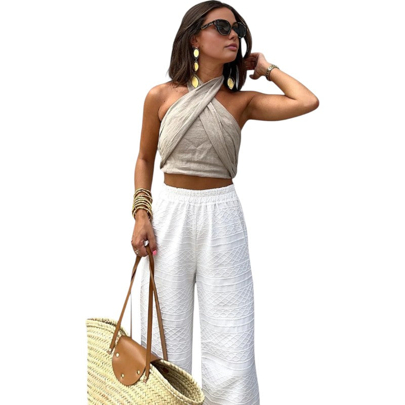 Top Halter Cruzado