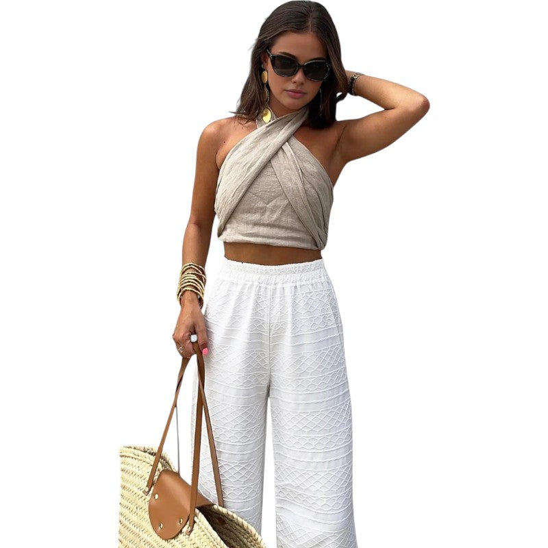 Top Halter Cruzado