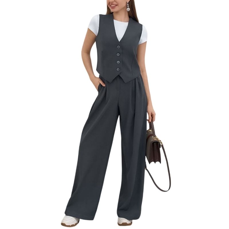 Conjunto Clásico de Chaleco y Pantalón