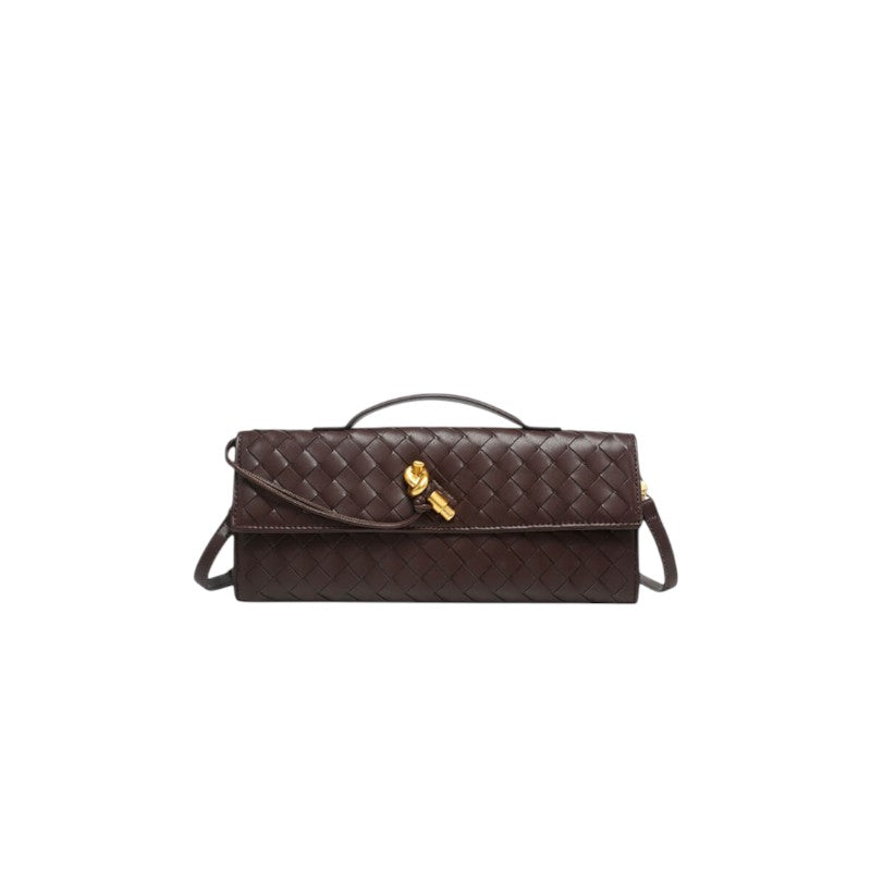 Bolso Clutch con Nudo Dorado