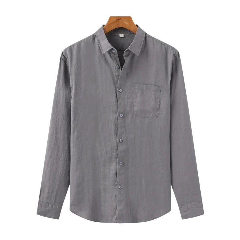 Conjunto de Lino Relajado - Gris