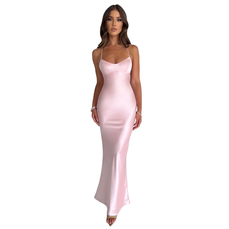 Vestido Maxi de Satén