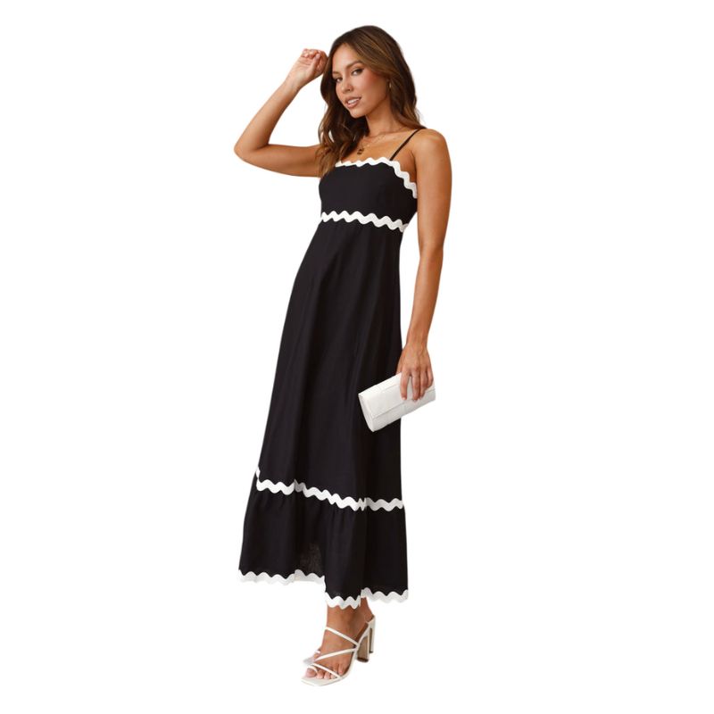 Vestido Largo de Tirantes