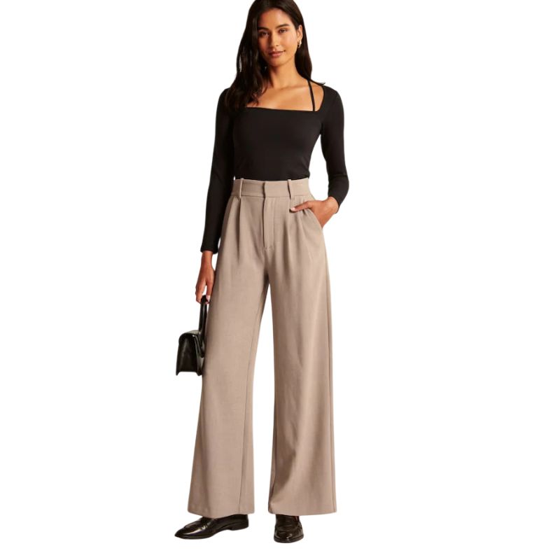 Pantalones Anchos Estructurados