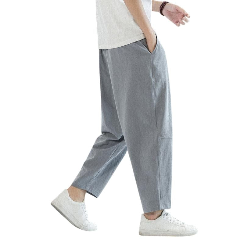 Pantalones Anchos Cropped